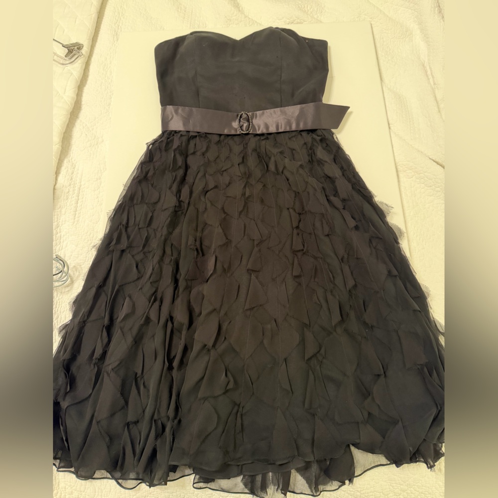 White House Black Market Black Cocktail Dress with Satin Label